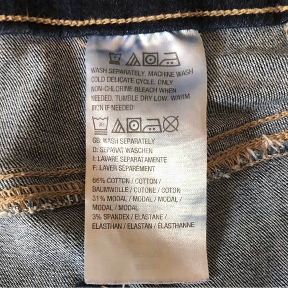 Belle by Kim Gravel Cropped TripleLuxe Denim Straight Leg Jeans Size 22W - Picture 12 of 13